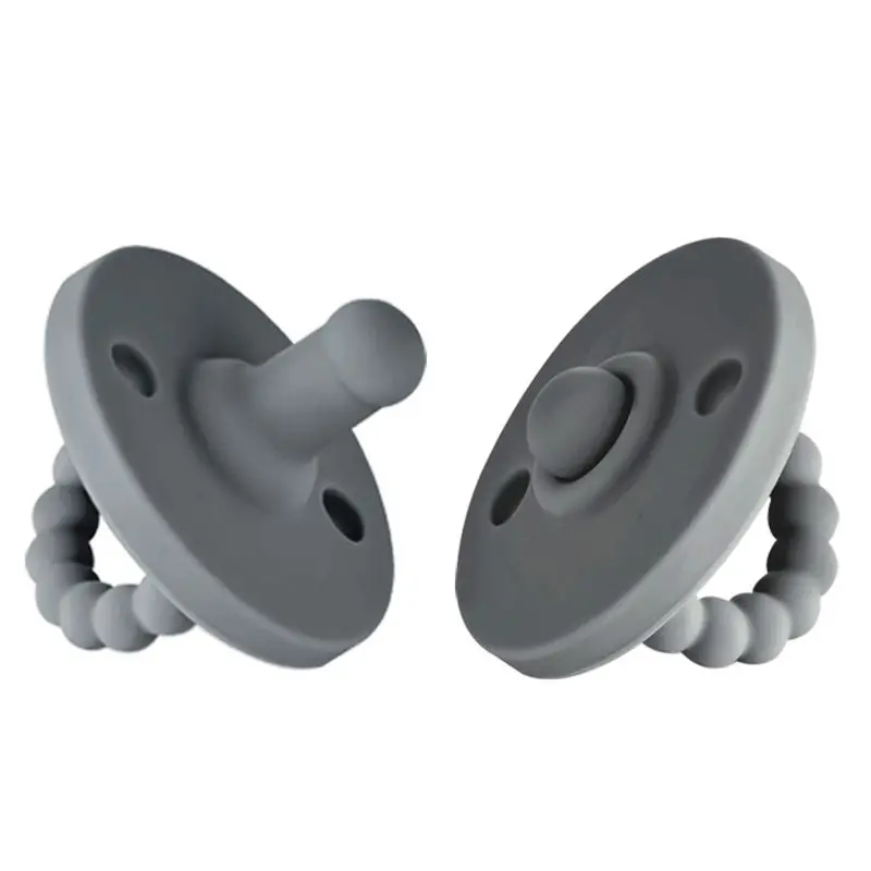 Cute DIY Silicone Baby Pacifier Chain Newborn Teething Soother Holder Anti-drop Chains Infants Molar Chew Toy Shower Gifts