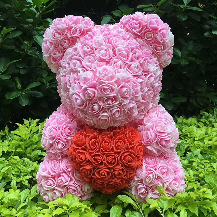 Розовой мишкой 40 см - Цвет: 40cm Opp Bag
