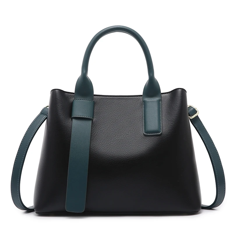 

Solid Color Genuine Leather Handbags for Women 2020 Classic Shoulder Messenger Bags Ladies Commute Purses and Handbags Channels