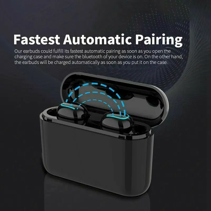 Беспроводные наушники TWS Mini Bluetooth 5,0 стерео IPX 5 настоящие стерео наушники-вкладыши гарнитура сильная функция 5 часов время воспроизведения