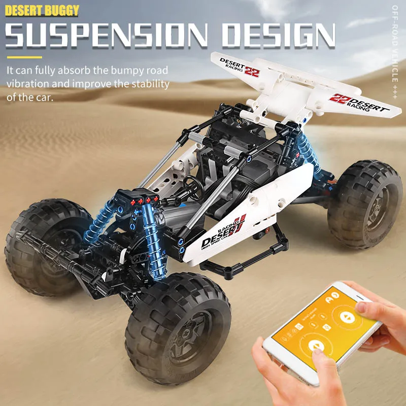 Форма KING Technic MOC модель автомобиля PF Buggys 2 пустынный гоночный автомобиль с