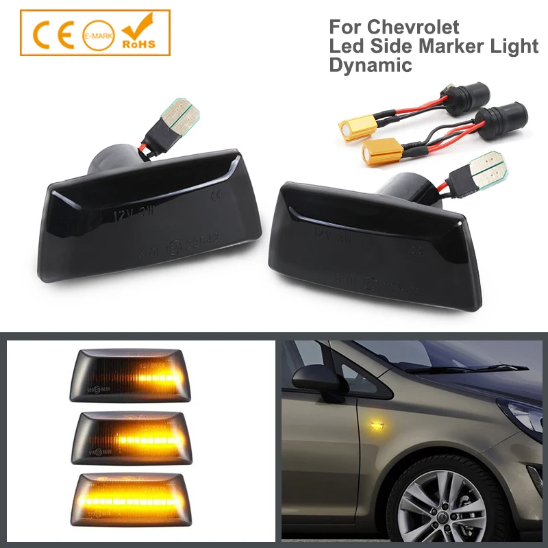 2pcs LED Dynamic Side Marker Light For Chevrolet Cruze Turn Signal Lamp For Opel Adam Insignia Astra Zafira Corsa Cascada Meriva
2pcs LED Dynamic Side Marker Light For Chevrolet Cruze Turn Signal Lamp For Opel Adam Insignia Astra Zafira Corsa Cascada Meriva