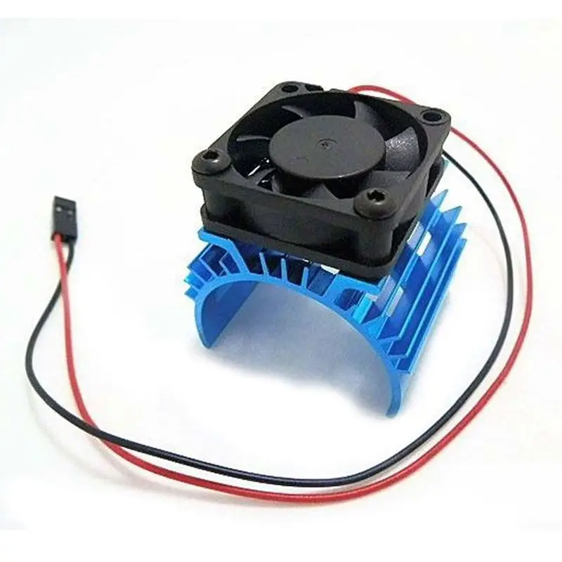 meta Heat sink with 5V Cooling Fan for 1/10 RC Car 540 550 3650 Size Motor | Игрушки и хобби