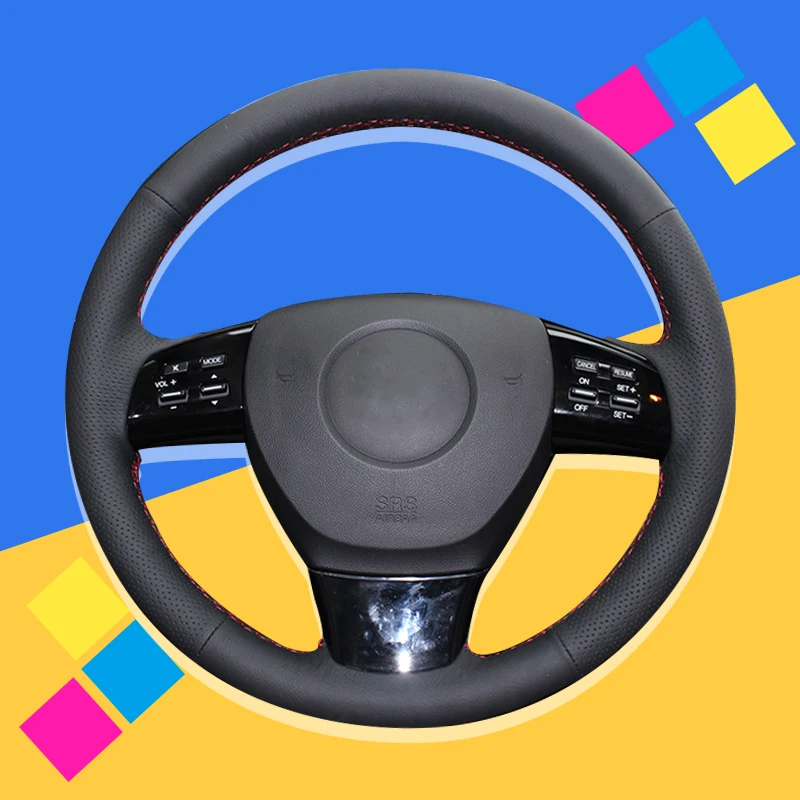 

Auto Braid On The Steering Wheel Cover for Mazda 8 2015 Mazda 6 2010 Gh DIY Car Braiding Covers Interior Accessories Car-styling