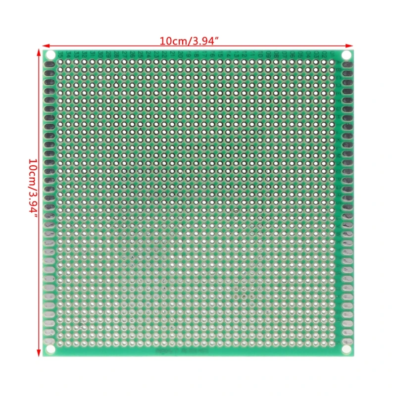 10x10 см Односторонний Прототип PCB Луженая DIY универсальная печатная плата FR4 W3JB |