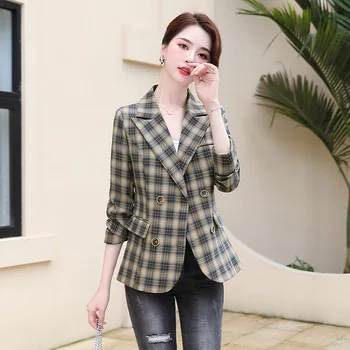 

Pattern Small Suit Female 2020 Autumn New Style Korean-style Elegant Slim Fit Slimming WOMEN'S Coat Wholesale