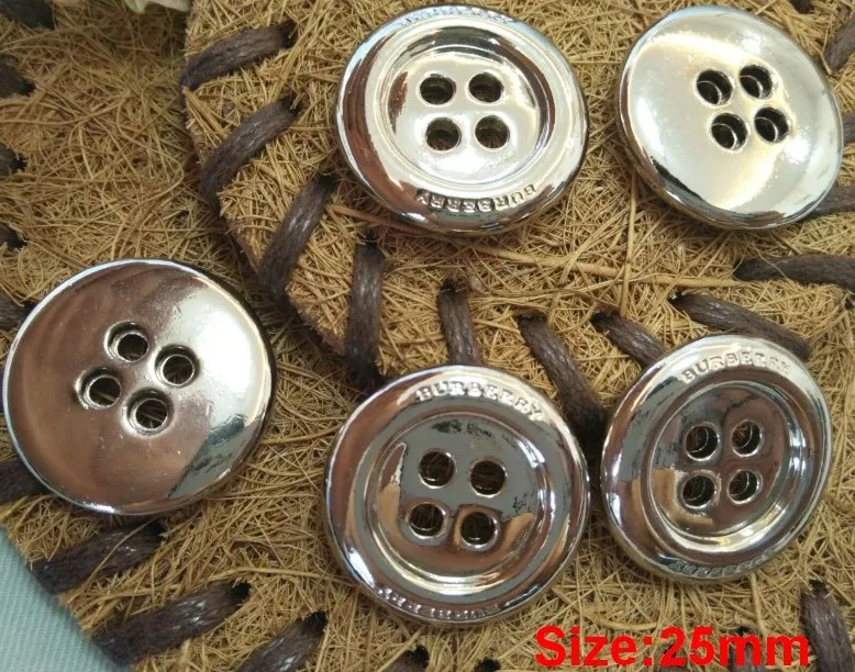 NO30 size 10 шт., новая модная Высококачественная куртка с золотым металлическим цветком пальто, рубашка хлопковое пальто на пуговицах, размер 23 мм - Цвет: NO30 size