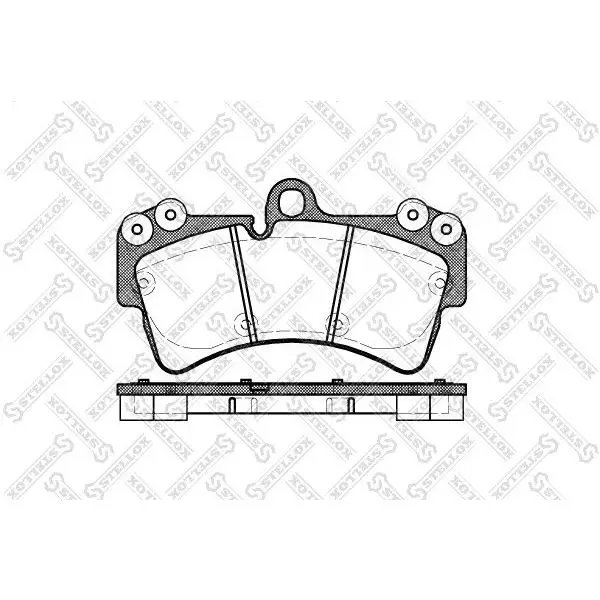 Колодки дисковые п. \ VW Touareg 2.5TDi/3.2i V6/4.2i V8/5.0 V10