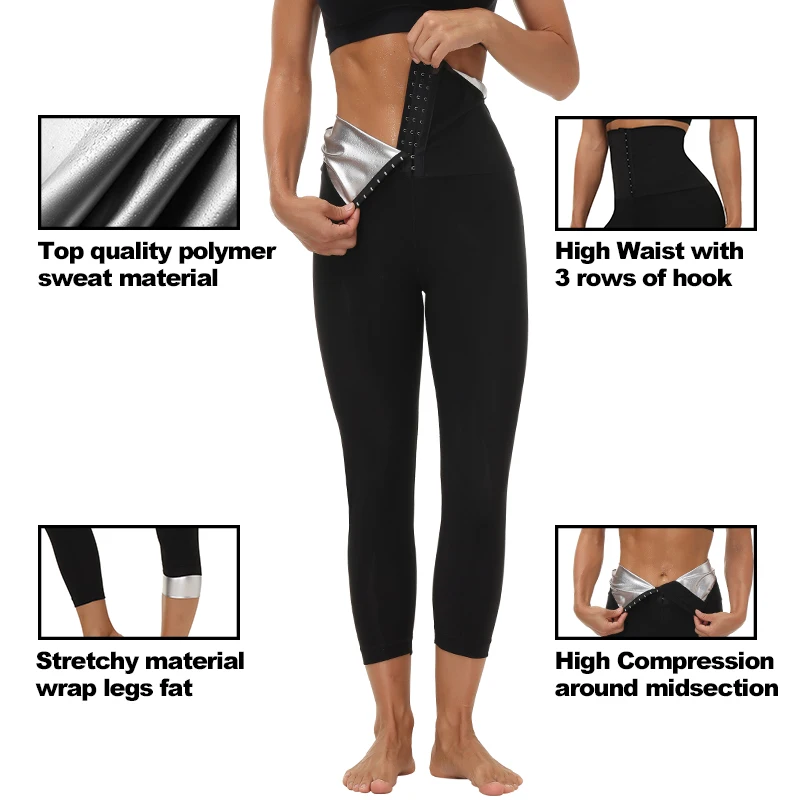 Sauna Yoga Leggings Sport Women Shaper Fitness Legging Seamless