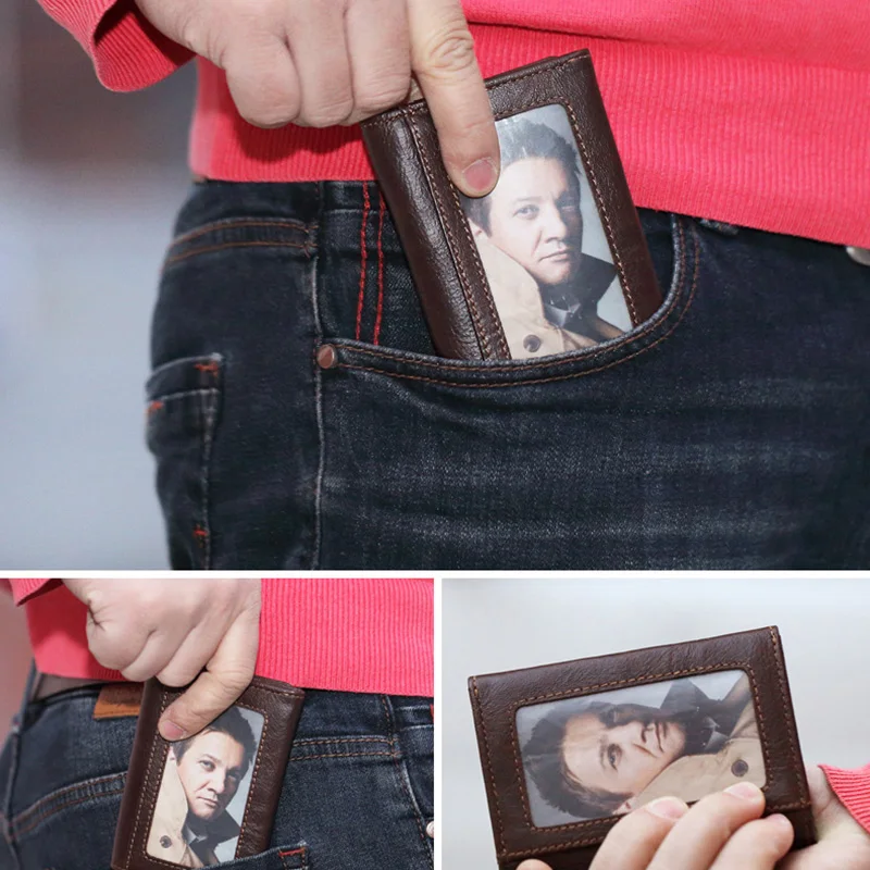 AUAU-MISFITS переносной Кошелек для монет, мужской маленький карман с пряжкой, кожаный короткий клатч, унисекс, кошелек, посылка для карт