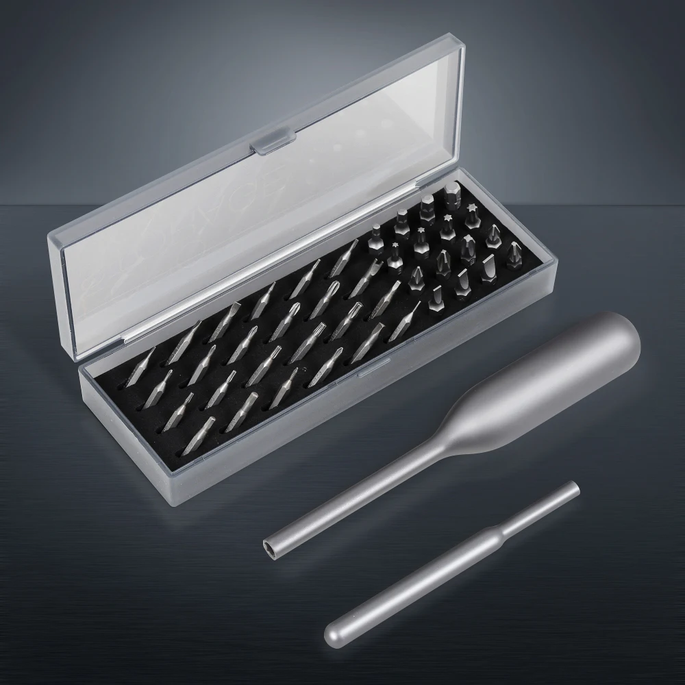 Wowstick руководство отвертка Биты Набор инструментов для ремонта телефона игрушка ноутбука 42 в 1 Алюминиевый Портативный Прецизионный мульти отвертка