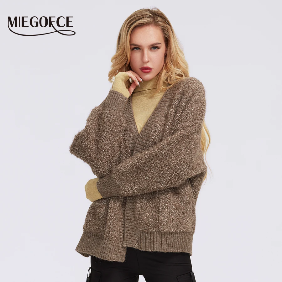MIEGOFCE 2019 высококачественный осенне-зимний двухсторонний кашемировый Модный