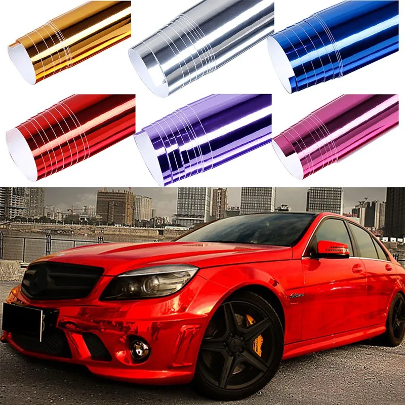 Авто Стайлинг тело электро покрытие изменение цвета пленка хромирование Зеркало