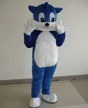 Рождественские костюмы с изображением синего кота талисмана