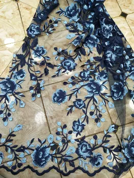 

Exquisite embroidery African lace French mesh Nigeria lace designer DIY high-end dress ladies clothing fabric