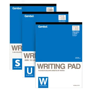 

KOKUYO Gambol Gambol Writing Pads Vertical Double Soft Surface Shoot Paper Thin Line Grid Blank Notebook Notebook