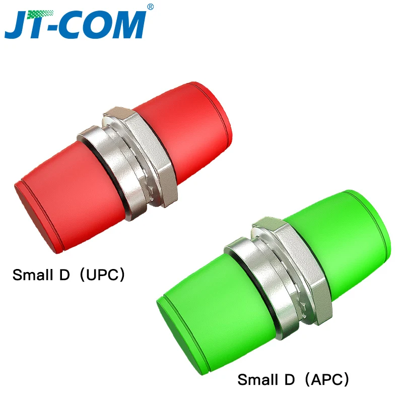 50PCS/lot FC UPC Small D Fiber Optic Adapter  Square FC APC Type D  Single Mode Fiber Coupler FC Circular Flange FC Connector