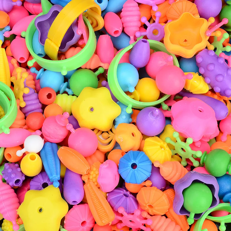 Diy Pop Beads Игрушки для девочек для творчества рукоделие Детские Поделки детские браслеты ювелирные изделия ручной работы Модный комплект игрушка для девочки подарок