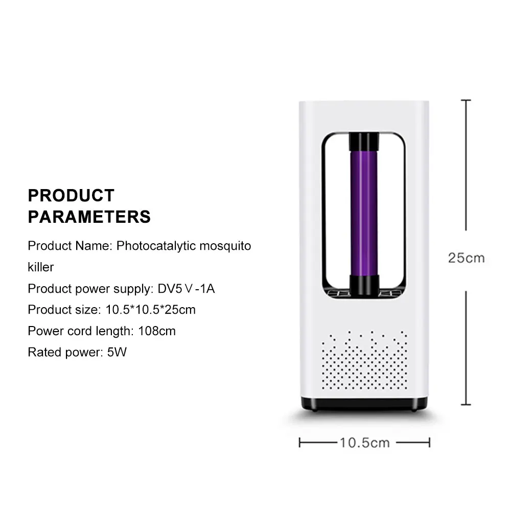 Удобный москитный репеллент домашнее украшение USB Анти-москитная лампа убийца комаров
