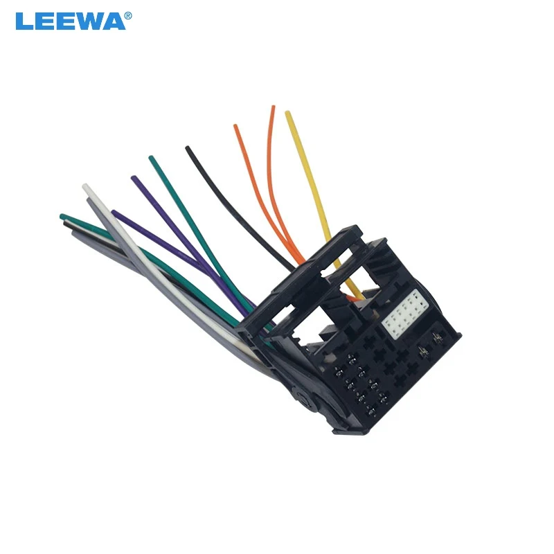 LEEWA Car Radio Stereo Headunit Wring Harness For Volkswagen Golf7(MK7/MQB)/Passat B8 OEM MIB #CA6255 | Автомобили и мотоциклы