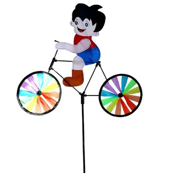 

Wind Spinner Pinwheel Windmill 3D Lovely Beautiful Color Random Plastic Lawn Toy Insect Yard