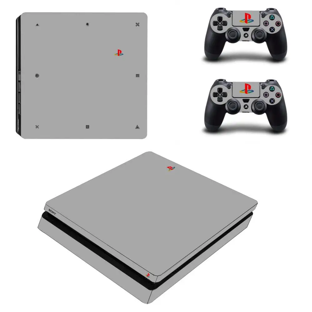 PS4 тонкие наклейки PS 4 Play станция виниловые для кожи Стикеры playstation тонкая консоль