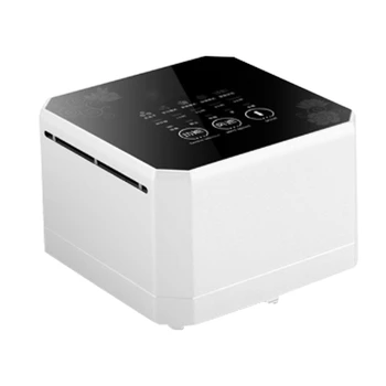 

Negative Ion Generator Air Purifier for Home with True HEPA Filter Desktop Mini Air Ionizer Compact Air Cleaner for Home(White,U