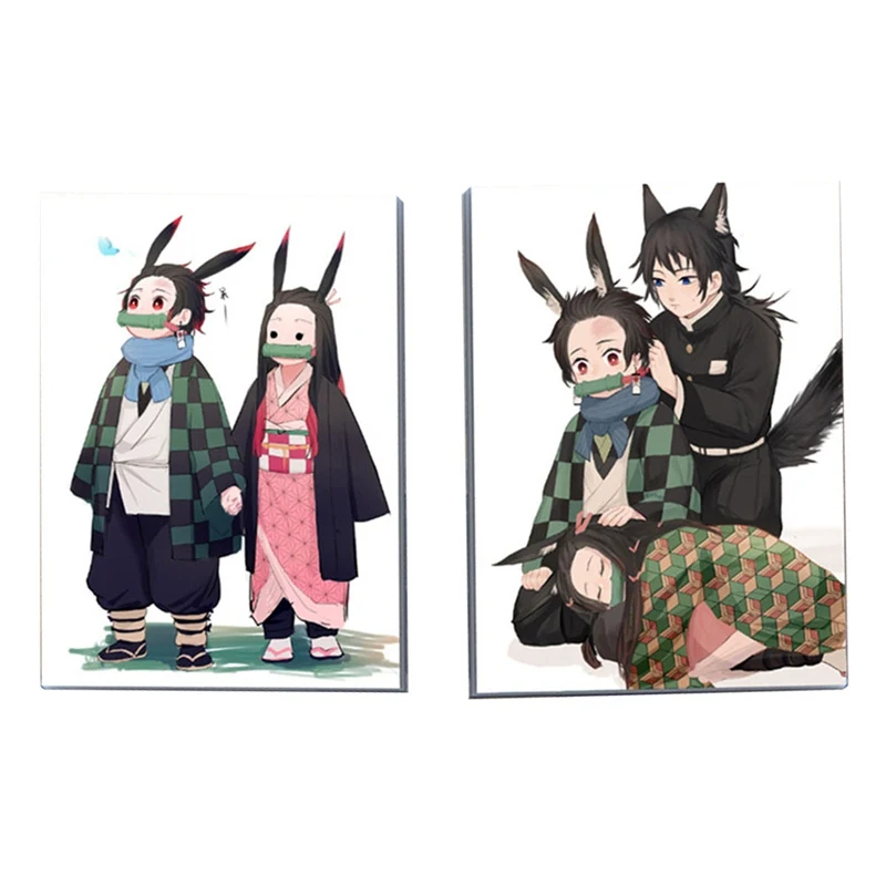 Японское аниме Demon Slayer: Kimetsu No Yaiba окружающие плакаты фото рукав Записная книжка Дневник аниме Обучающие принадлежности