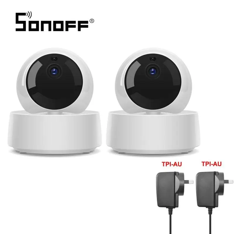 Sonoff 1080P HD IP Security Camera WiFi Wireless APP Control GK-200MP2-B Motion Detective 360° View Activity Alert Camera New 