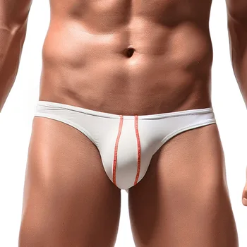 

Men G Strings Thong Underwear Ice Silk Sexy Gay Tanga Hombre Jockstrap U Convex Pouch Breathable Men Underwear Thongs