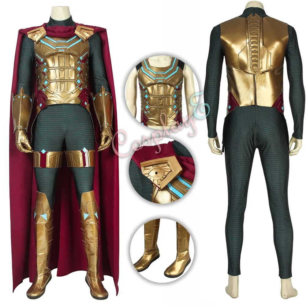Mysterio костюм Человека-паука: вдали от дома косплей Квентин Бек полный комплект