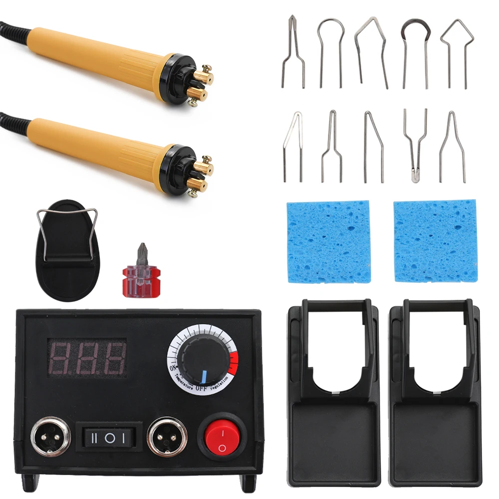 

Wood Burner Pyrography Pen Burning Machine Gourd Crafts Tool Set With Welding Wire Top Adjustable Temperature with two pens