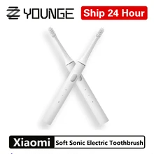 Xiaomi Mijia T100 Полный Интеллектуальный водонепроницаемый светильник акустическая электрическая зубная щетка 46 г портативная перезаряжаемая звуковая волновая зубная щетка