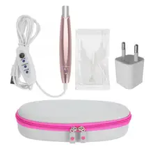 Ротационная электрическая машинка для татуажа губ бровей, карандаш для татуажа, машинка для макияжа, евро вилка, 100-240 В, микроблейдинг машина