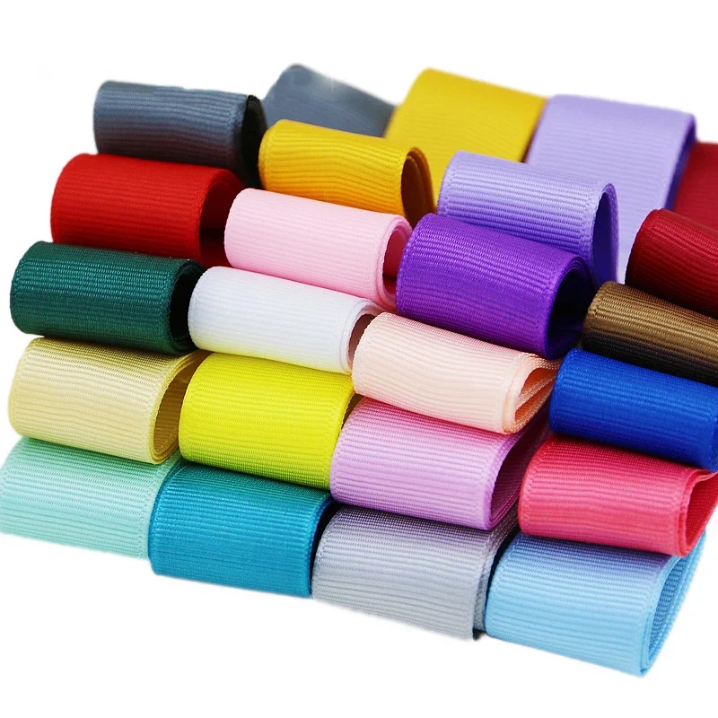

(10 meters/Roll) 25mm/40mm Width Grosgrain Ribbon Wholesale Gift Wrap Christmas Decorations Ribbons Handmade DIY
