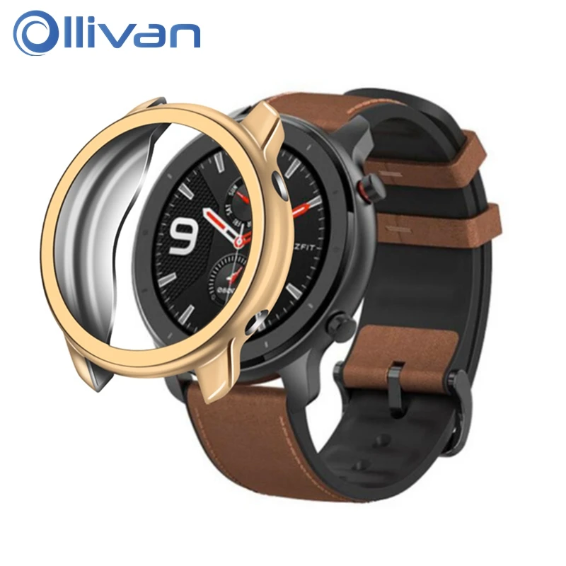 Чехол для смарт-часов, защитный чехол для Huami Amazfit GTR для Amazfit GTR 47 мм, чехол из ТПУ, аксессуары для умных часов