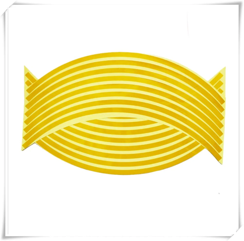 16 PCS Universal Motorcycle Wheel Reflective Sticker Bicycle Decal for YAMAHA MT-03 MT-25 FAZER600  FZ6S FZ6N FZ6R YBR 125