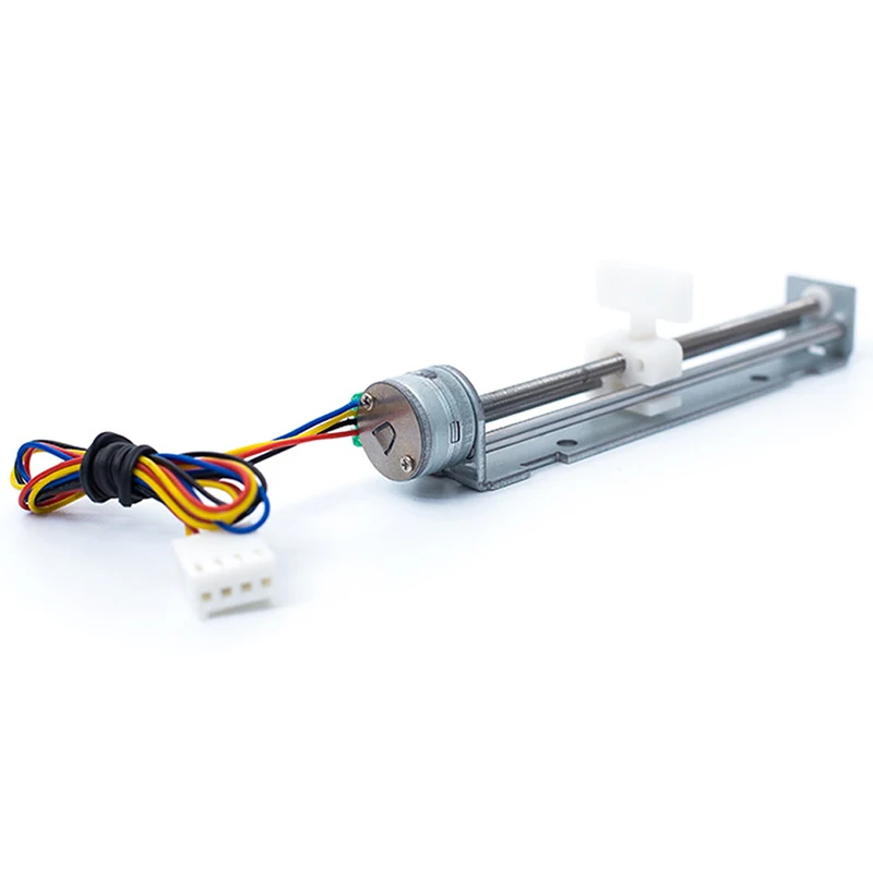 BMBY-12V шаговый двигатель ход 80 мм с слайдерным двигателем для Diy небольшой гравировальный станок