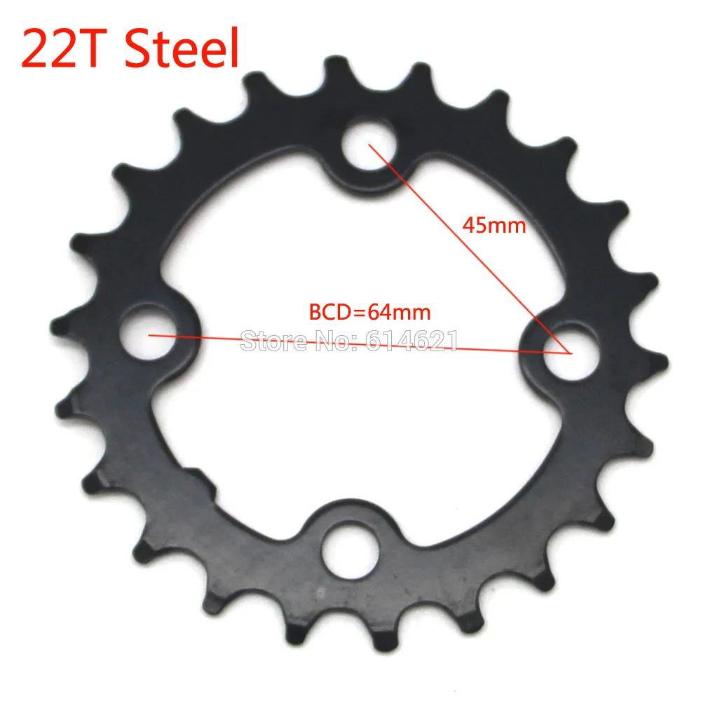MTB кольцо цепи велосипеда цепь для SHIMANO SRAM Универсальный шатун 22 T/24 T/26 T/32 T/38 T/42 T/44 T 104BCD 64BCD велосипедная звездочка