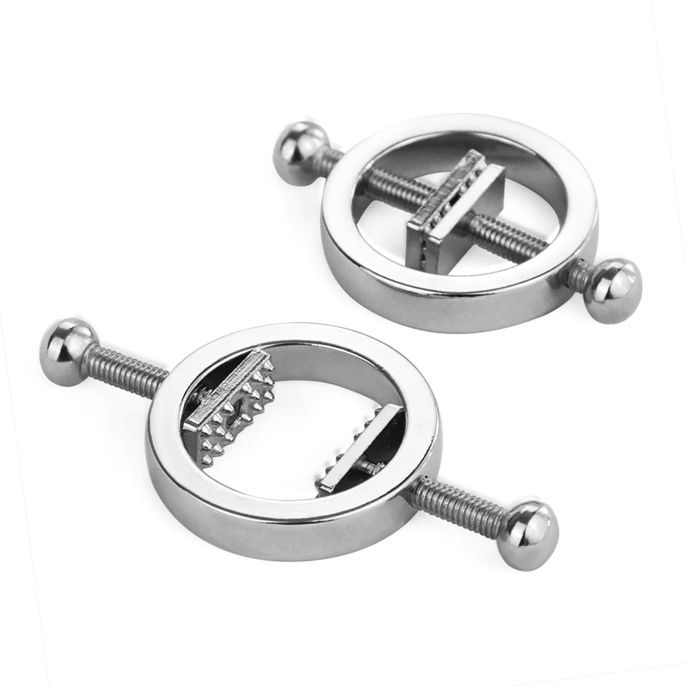 Nipple Clips SM Game Bondage Restraint iKenmu Stainless Steel Metal High Quality BDSM Breast Clamps Sex Toy for Couples Fun Nipple Clips SM Game Bondage Restraint iKenmu Stainless Steel Metal High Quality BDSM Breast Clamps Sex Toy for Couples Fun