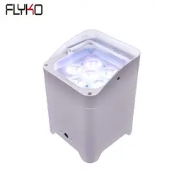 Китайский производитель 6в1 сценический светодиодный аккумулятор 6x18 Вт par light для DJ Booths сценические чехлы
