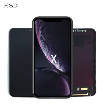 

iphone x lcd oled replacement black lcd touch screen digitizer assembly parts for iphone x display 2436 *1125