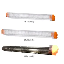 Nerf Rival Zeus Apollo oyuncak aksesuarları 6/12 mermi topu mermi yeniden klip yumuşak yuvarlak dart oyuncak yedek dolum dergisi
