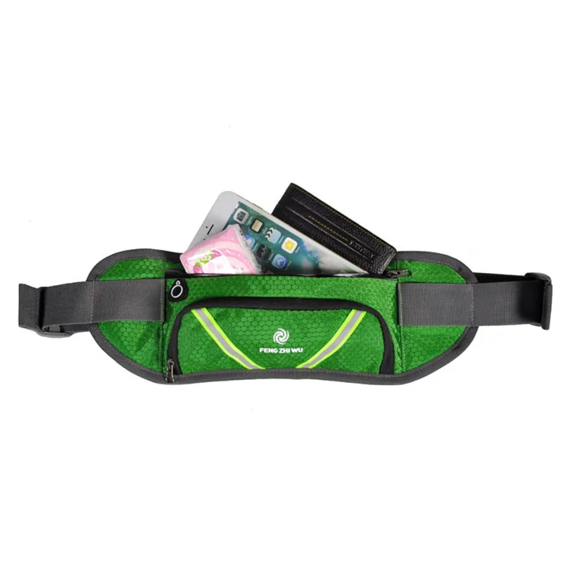 Unisex Sport Outdoor Trail Running Waist Bag With Bottle Pocket For Sports Trekking Cycling Run Waist Bag
