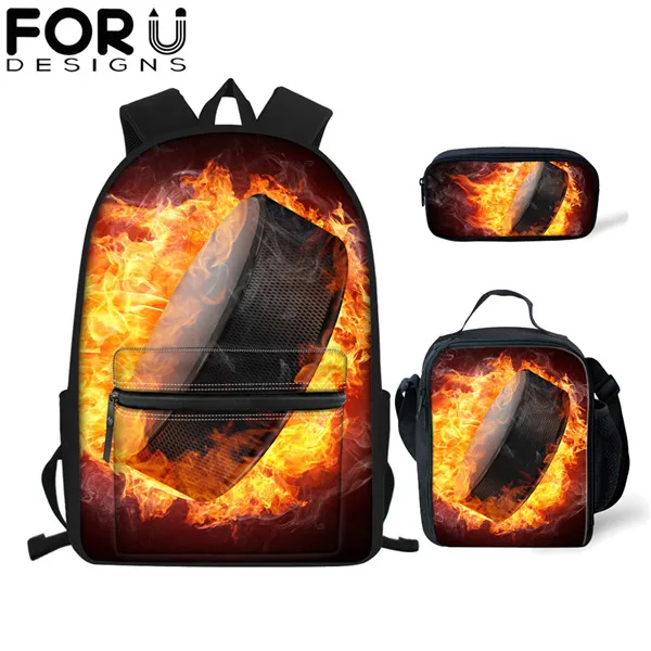 K2817Z58GK FORUDESIGNS/бренд 3 шт./компл. школьная сумка рюкзак для мальчиков Дети Футбол Баскетбол студенческий рюкзак ранец рюкзак Mochila - Цвет: K2817Z58GK