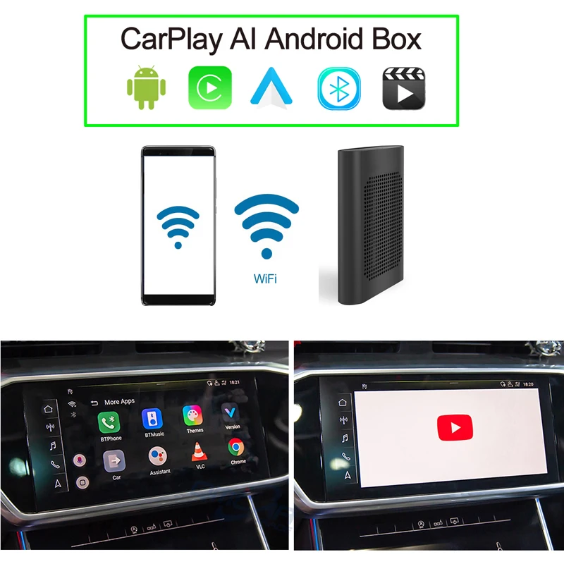 Lettore Multimediale Per Auto Mirror Link Android 10 Sistema Tv Box Carplay Interfaccia Ai Androidauto Tv Decoder Lettore Video Automatico Usb Con