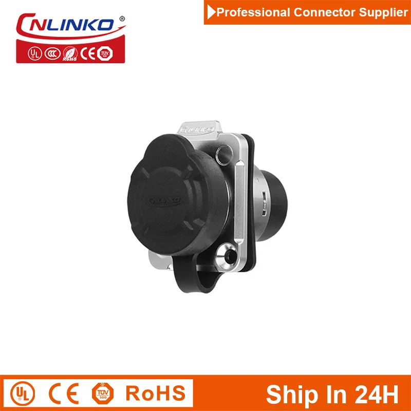 cnlinko ethernet prova drjagua conector do painel de sinal tomada para telefone radio som display led tela 04