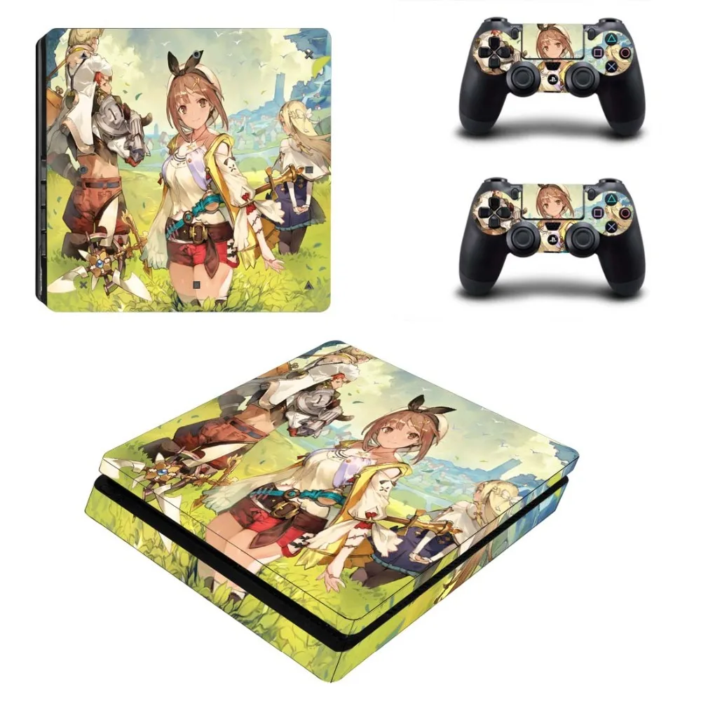 Ателье Ryza PS4 тонкая кожа Наклейка виниловая для Playstation 4 DualShock 4 консоль и контроллер PS4 тонкая кожа Наклейка s