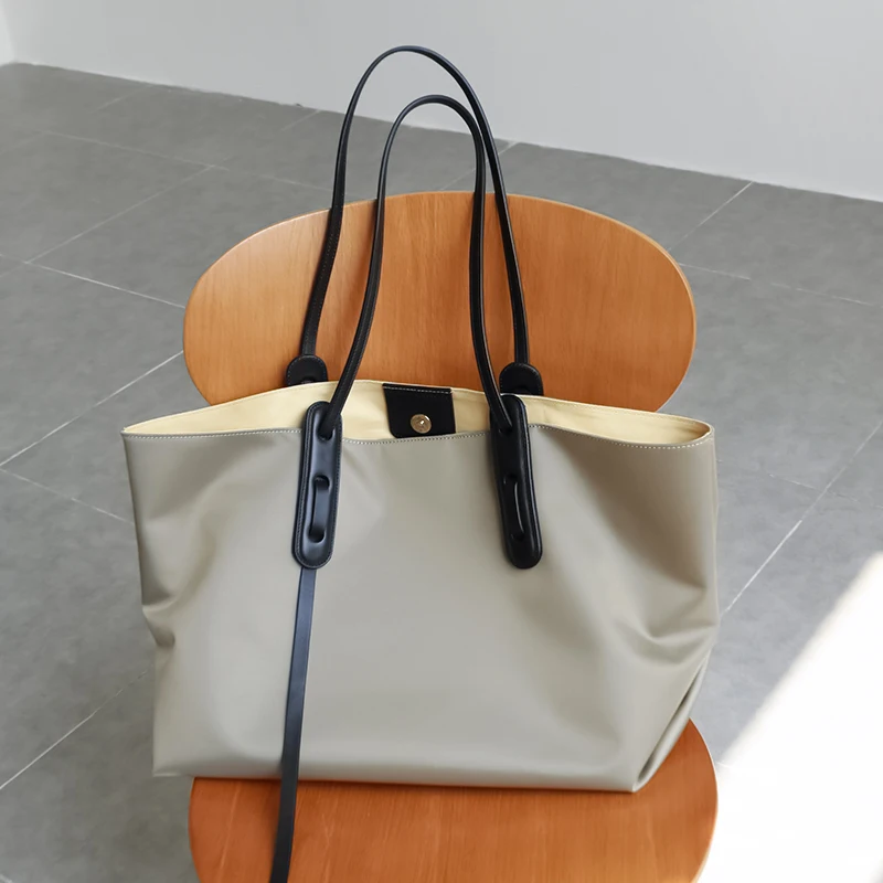 

Women Shoulder Bag Handbag Totes Commuter Bag Nylon Oxford Large Capacity Casual Bags Summer Travel Bag 2020 New
