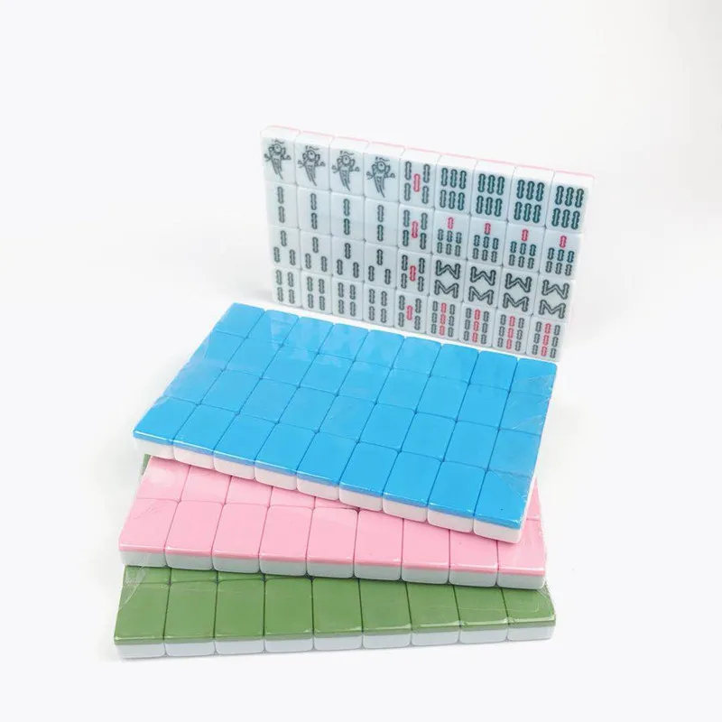 

22mm 24mm Mini Double Color Mahjong Travel Outdoor Douyin Small Mahjong Offer